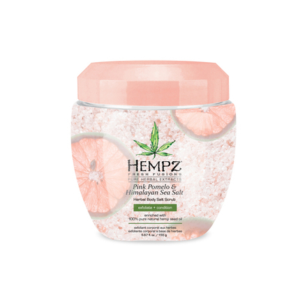 HEMPZ Скраб для тела Помело и Гималайская соль 198g/ Pink Pomelo & Himalayan Sea Salt Herbal Body Salt Scrub