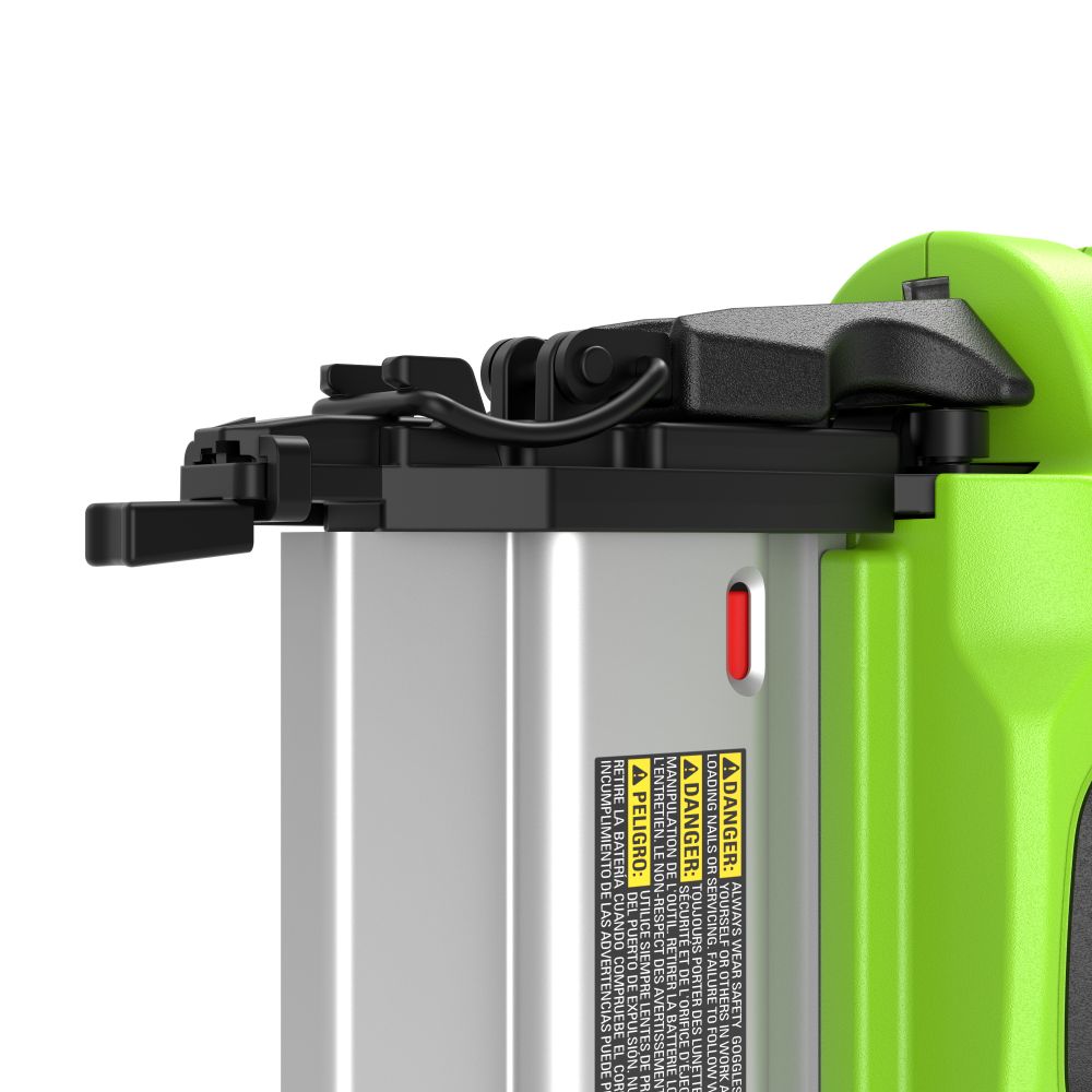 Нейлер акк. Greenworks GD24BN, 24V, б/щет,100 уд/мин, гвозди 18GA, LED,1х2Ач,ЗУ,кор (3400707CUA)