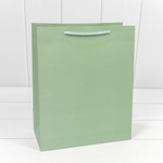 Пакет подарочный 26х32х13см "Фактура" (Зеленый)