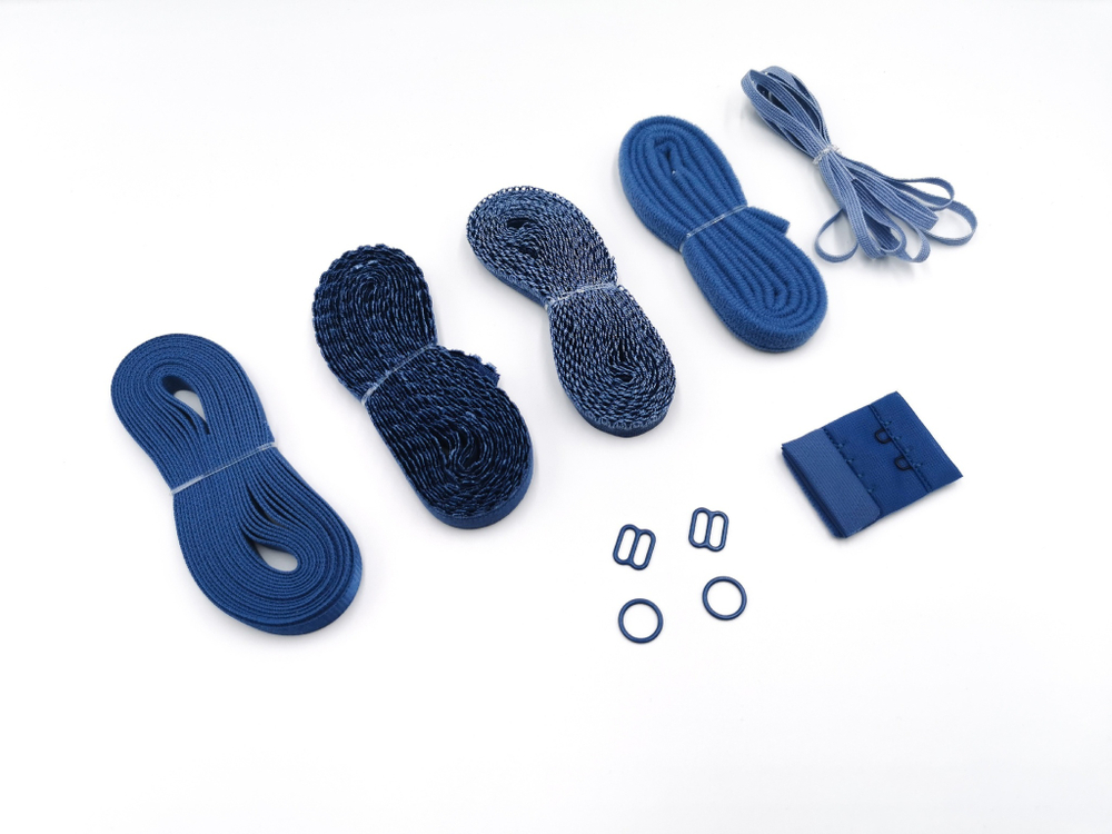 Набор резинок и фурнитуры №3, вечерние сумерки