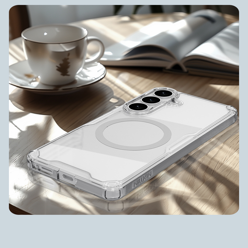 Чехол противоударный прозрачный с MagSafe для Samsung Galaxy S26+ Плюс, серия Nature TPU Pro Magnetic от Nillkin