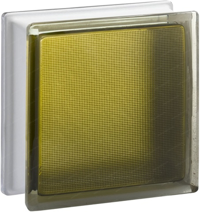 Стеклоблок самба бронза окрашенный изнутри Vitrablok 19x19x8