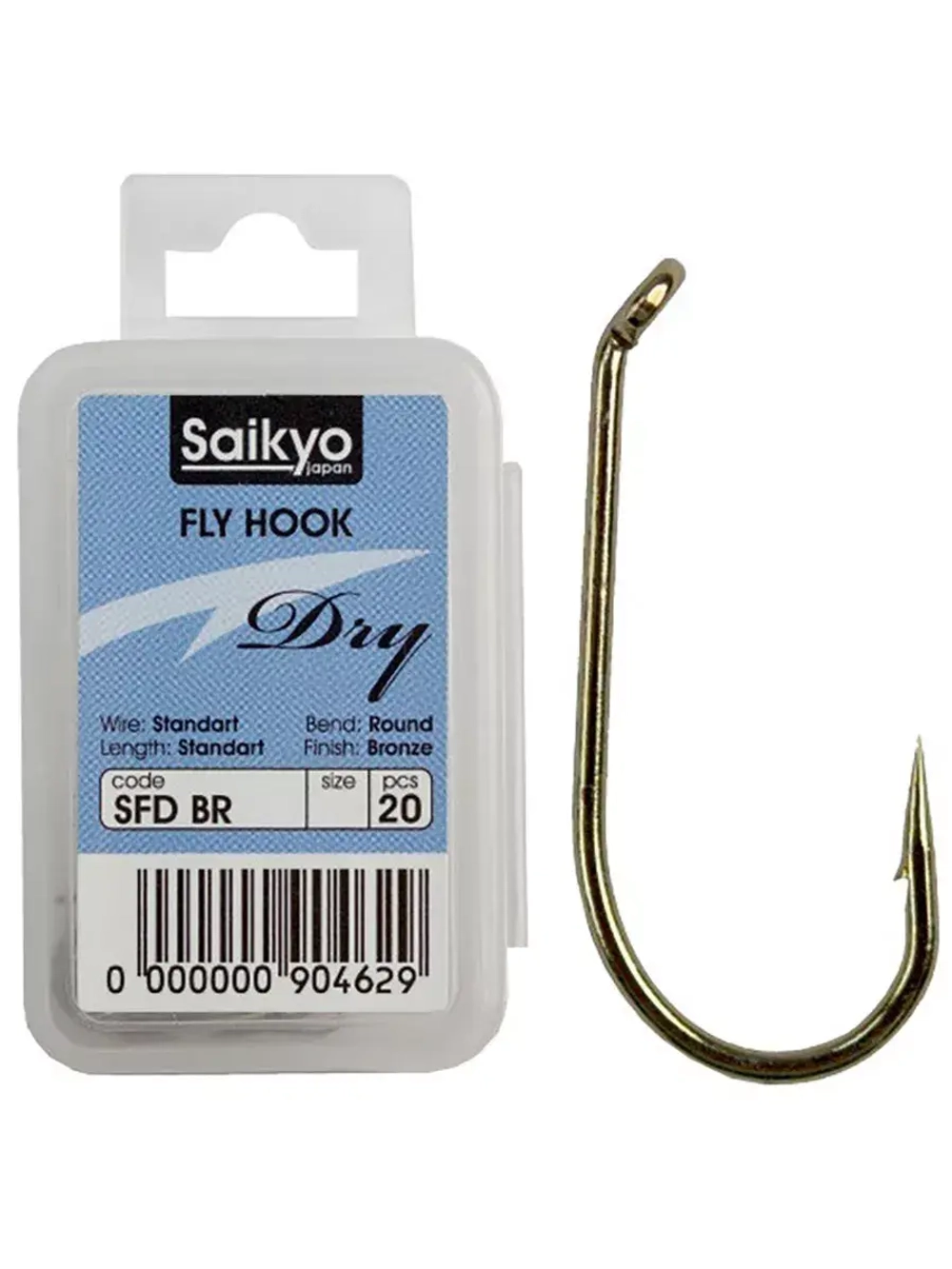 Крючки для рыбалки Saikyo KH-71451 Dry Fly BR