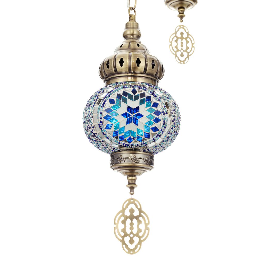 Citilux Каир CL419136 Подвесной светильник Мозаика Синяя