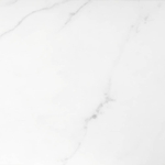 Придиванный столик Loft 35x35см, белый мрамор с белыми ножками