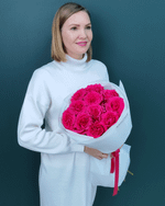 Роза малиновая Фулл Монти,11шт(00452)