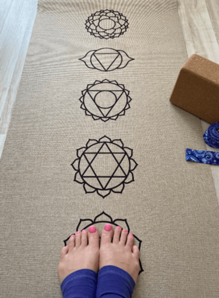 Джутовый коврик для йоги Chakras Jute  181*61*0,3 см