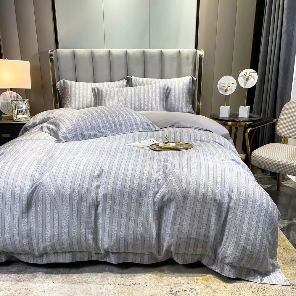 Постельное белье из тенселя Animalistic Gray