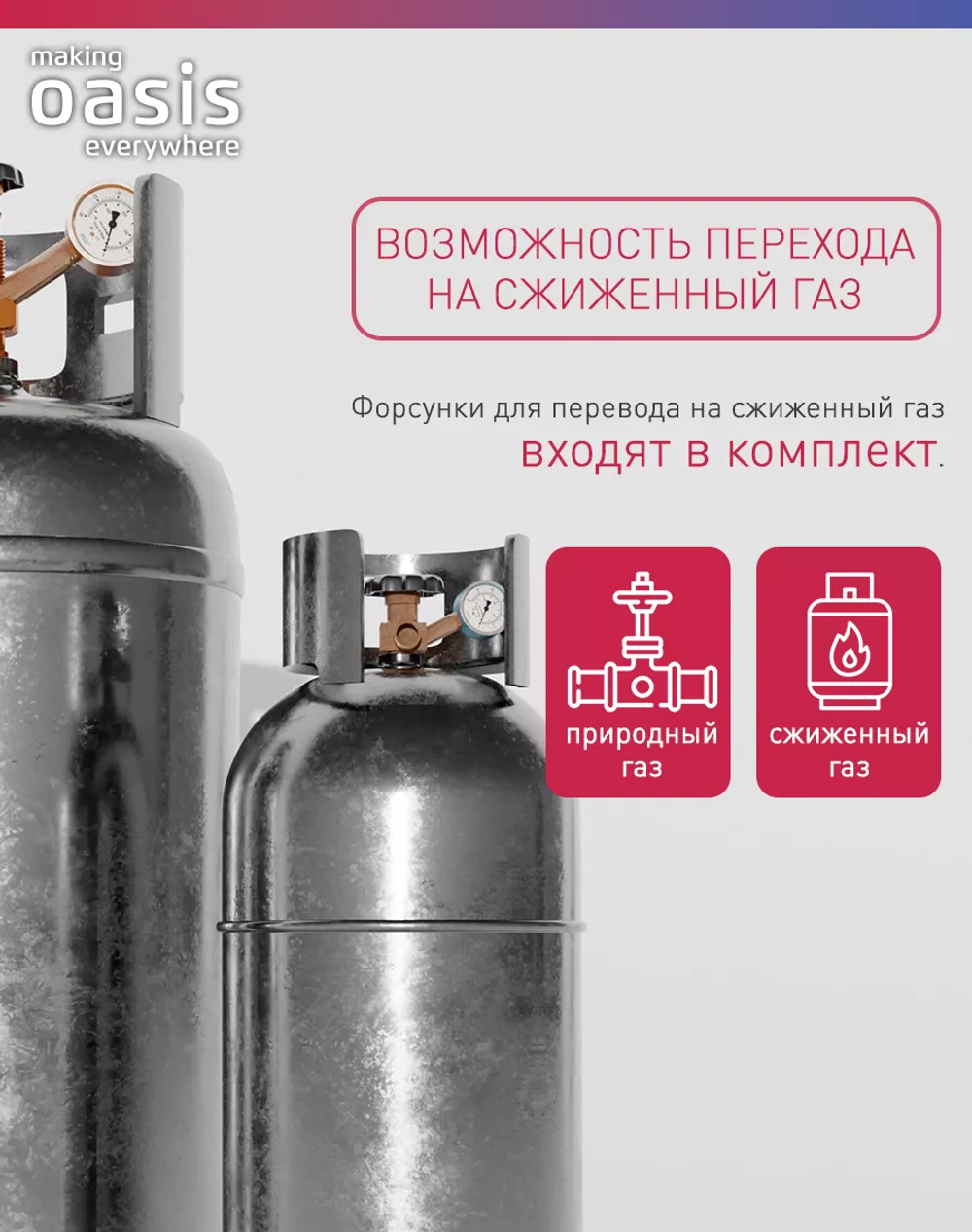 Варочная панель газовая OASIS P-MEND
