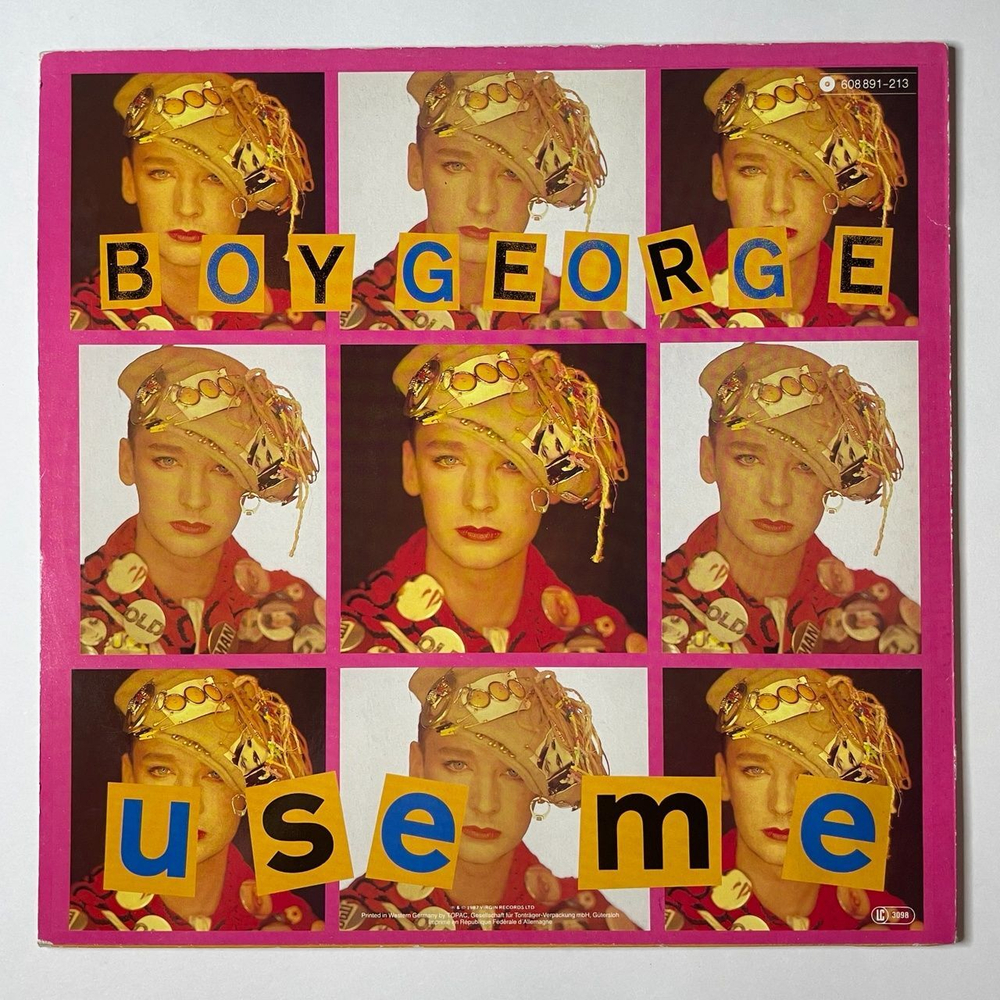 Винтажная виниловая пластинка LP Boy George Everything I Own (Germany 1987) Maxi Single 45 RPM