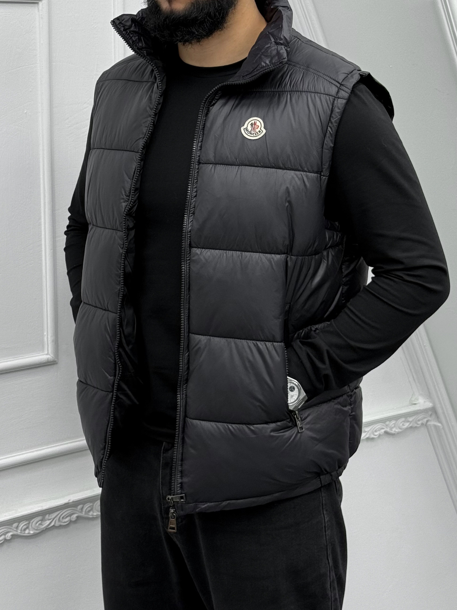 Жилетка MONCLER #2855 (чёрн.)