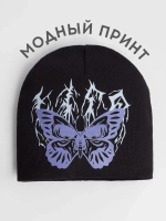 Шапка для девочки трикотажная осенняя y2k