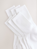 Носки хлопковые для мальчика Next N74-995, 6 шт., Белый