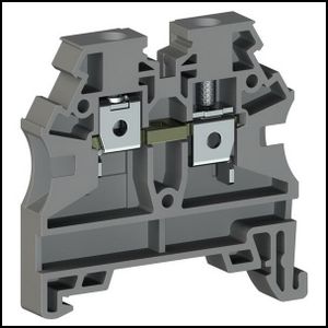 Клемма винтовая 4мм², 2-х проводная, серая AVK 4 RD 304210 KLEMSAN