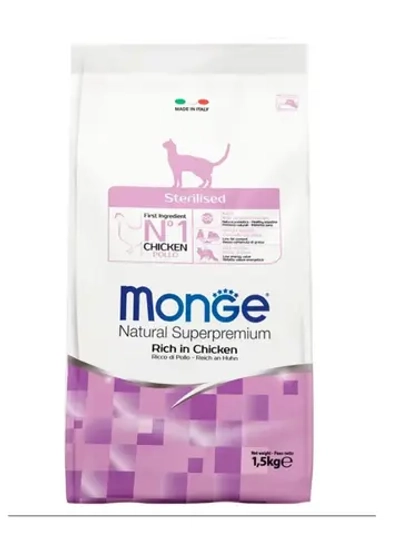 Monge (Монж) Cat Daily Line сухой корм для стерилизованных кошек, из курицы 1,5 кг