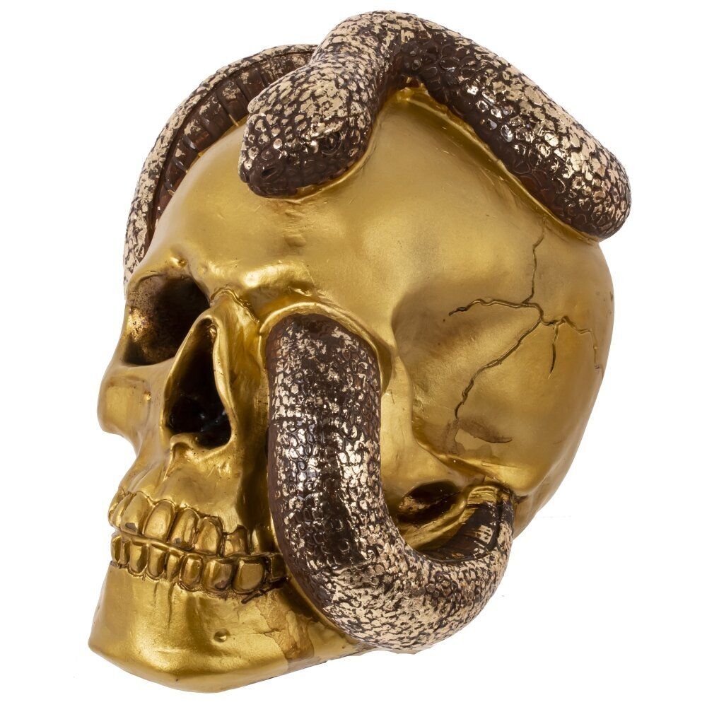 GAEM Копилка "Череп со змеей", L23 W16 H18 см, 2в.