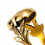 Кольцо Череп из бронзы RH00967