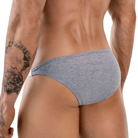 Мужские трусы слипы серые Clever Moda MANTRA BRIEF 184612