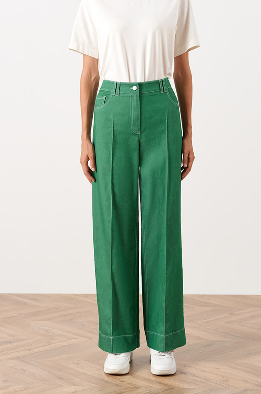 31048 Брюки женские (малахит)