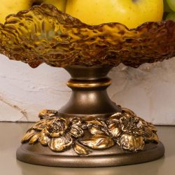 Фруктовница-конфетница Лето Бронза