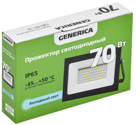 GENERICA IEK Прожектор светодиод 70Вт 6500К