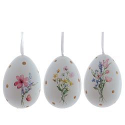 GAEM Набор из 3-х изделий декоративных "Яйцо" (4,5*6), L18 W5 H18 см