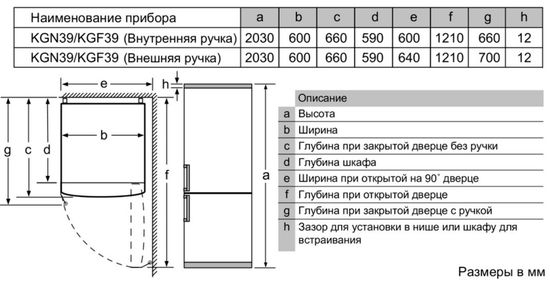 Холодильник Bosch KGN 39LA3AR