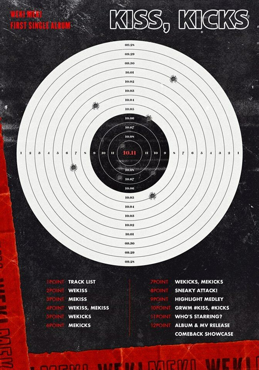 Альбом Weki Meki - Kiss,Kicks 1st Single Album KICKS Version