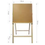 Мольберт напольный BRAUBERG ART CLASSIC "Хлопушка", планшет 60x60см, в собр.виде 60x120x5см, 190659