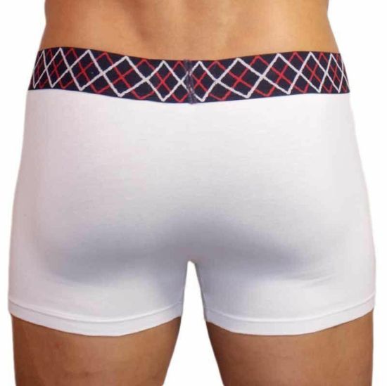 Мужские трусы боксеры белые Emporio Armani