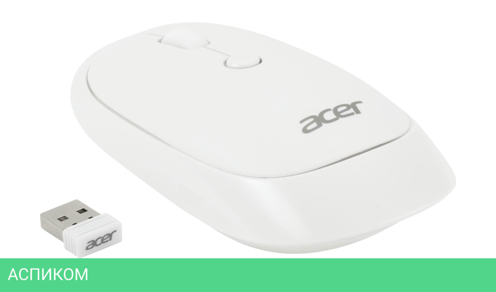 Мышь Acer OMR138 белый (ZL.MCEEE.01L)