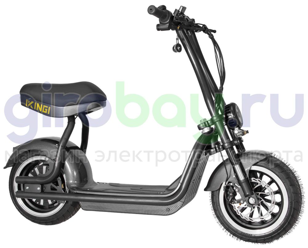 Электроскутер IKINGI X2 PRO (48V/21Ah) - Карбон фото №10
