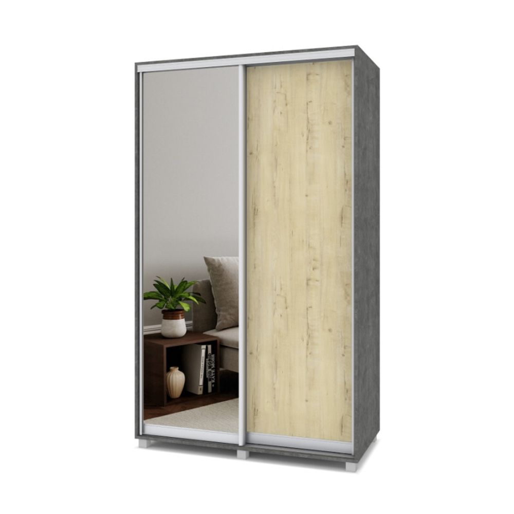 Шкаф-купе двухстворчатый "Роланд"Р402, ЛДСП, MODERN