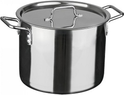 Кастрюля нерж 15л d-30 h20 Общепит ТРС КТ-ОБ-15 К мет кр Индукция