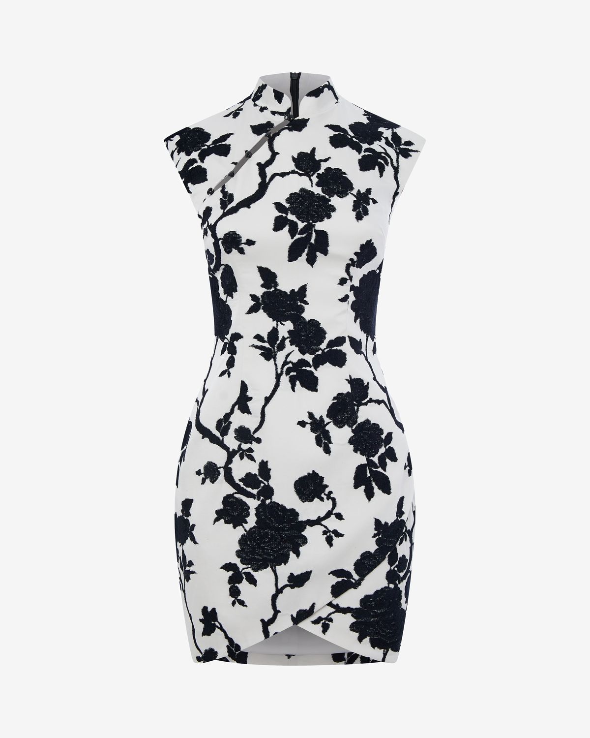 Платье мини из жакарда