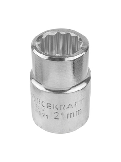 Головка 21мм 3/4''12гр. FORCEKRAFT FK-56921