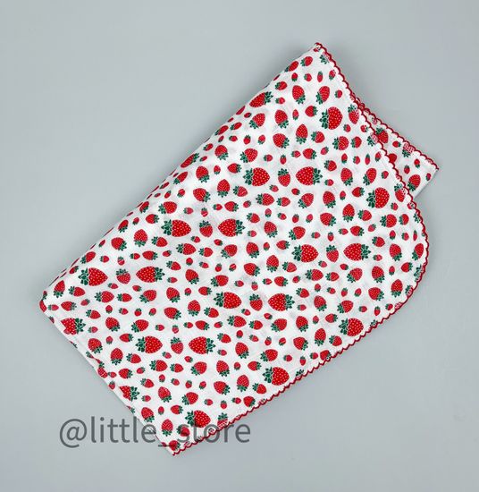Пеленка муслиновая "Клубнички" 80х90