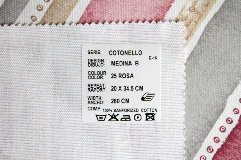 Рогожка Cotonello Medina (Котонело Медина) B 25 rosa