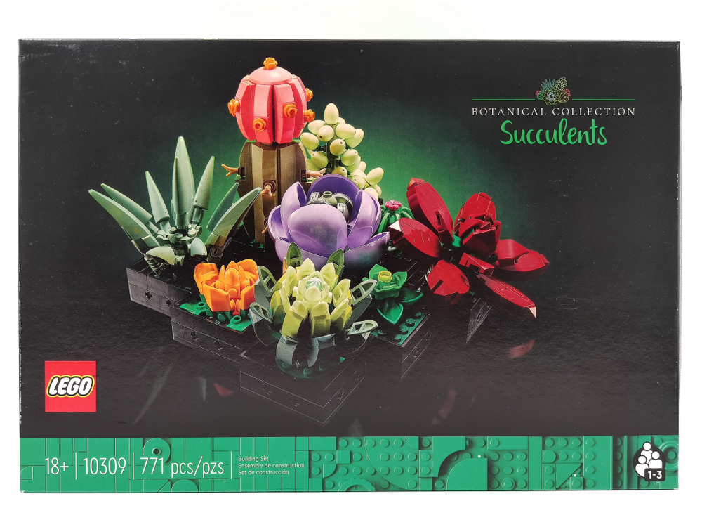 Конструктор LEGO Succulents 10309 Набор для сборки растений