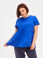 Футболка с баской оверсайз