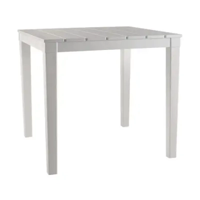 Стол Прованс квадратный 80см 4 ножки белый 800х800х715мм