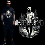 Футболка "Лес мой храм", черная