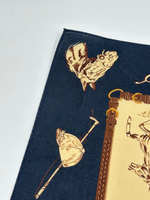 Платок бежевый с синей каймой Ralph Lauren