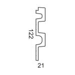 Декоративная панель Kr216SP/2.7