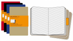 Блокнот Moleskine Cahier Journal CH221 XLarge 190х250мм обложка картон 120стр. линейка синий индиго (3шт)