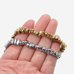 Гематин (гематит), оттенок "Родий", фриформ 5-8мм