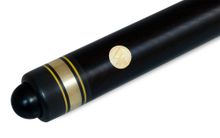 Кий для русского бильярда 1-pc "Классика" (черный граб, лимонник, граб) 30 запилов