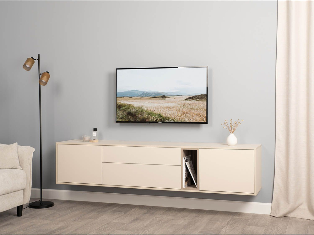 Тайл тумба под ТВ 16.62 Сатин/Эмили Блаш