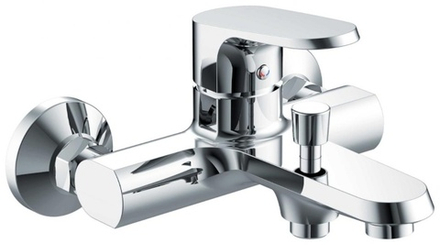 F6105161C-01 BRAVAT PURE Смеситель для ванны с коротким изливом (к/к 8)