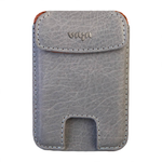 Магнитный кожаный чехол-бумажник Vaja V-Mag Mini Wallet Pull-Up Картхолдер ручной работы из натуральной патагонской кожи «пулл ап» с магнитной застёжкой. Вмещает до трёх карт (со временем — до семи)